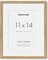 11x14 Picture Frame Solid Oak Natural Wood Frame Wood Picture Frames Mat for 8x10 for Wall & Tabletop Wall Hook Display,Natural Color 1P